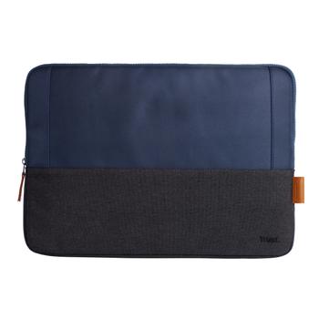 TRUST LISBOA 16inch LAPTOP SLEEVE DARK GREY & DARK BLUE ECO (24982)
