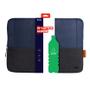 TRUST LISBOA 16inch LAPTOP SLEEVE DARK GREY & DARK BLUE ECO (24982)