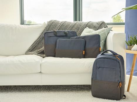 TRUST LISBOA 16inch LAPTOP BAG DARK GREY & DARK BLUE ECO (24980)