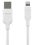 DBRAMANTE1928 Cable - USB-A to MFI Lightning - TPE, White (2.5m)