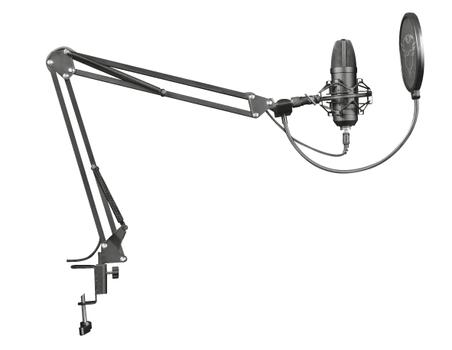 TRUST GXT 252 EMITA PLUS usb, kondensatormikrofon,  stötdämpare,  popfilter,  justerbar arm, stativ (22400)