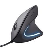 TRUST Verto - Mus - ergonomisk - højrehåndet - optisk - 6 knapper - kabling - USB