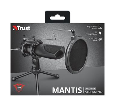 TRUST GXT 232 Mantis mikrofon USB, 1,5 m kabel, shock mount, pop filter, tripod stand, Omnidirectional (22656)