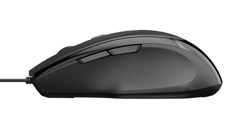 TRUST VOCA COMFORTABLE MOUSE BLACK PERP (23650)