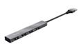 TRUST Halyx 4 Port USB 2.0 480Mbits Aluminium Interface Hub (23786)