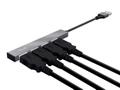 TRUST Halyx 4 Port USB 2.0 480Mbits Aluminium Interface Hub (23786)