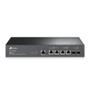 TP-LINK JetStream   4-Port 10GBase-T and 2-Port 10GE SFP+ L2+ Managed Switch with 4-Port PoE++ PORT: 4   10G PoE++ Ports,  2   10G SFP+ Slots,  RJ45/ Micro-USB Console Port SPEC: 802.3bt/ at/ af,   240 W PoE Powe (TL-SX3206HPP)