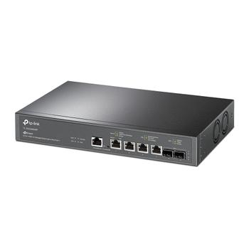 TP-LINK JetStream   4-Port 10GBase-T and 2-Port 10GE SFP+ L2+ Managed Switch with 4-Port PoE++ PORT: 4   10G PoE++ Ports,  2   10G SFP+ Slots,  RJ45/ Micro-USB Console Port SPEC: 802.3bt/ at/ af,   240 W PoE Powe (TL-SX3206HPP)