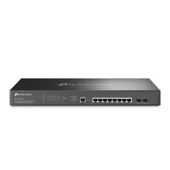 TP-LINK Omada L2+ Managed Switch, 8x2.5G PoE+, 2x10G SFP+, 240W PoE Budget, 1U 19'' Rackmount (SG3210XHP-M2)