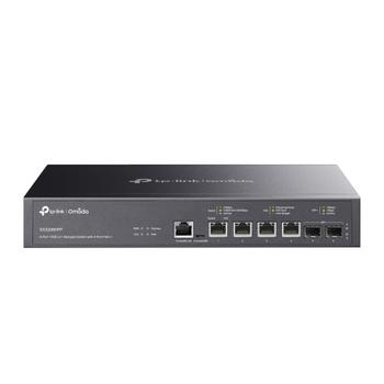 TP-LINK JetStream  4-Port 10GBase-T and 2-Port 10GE SFP+ L2+ Managed Switch with 4-Port PoE++
PORT: 4  10G PoE++ Ports, 2  10G SFP+ Slots, RJ45/ Micro-USB Console Port
SPEC: 802.3bt/ at/ af,  240 W PoE Power, 1U  (SX3206HPP)
