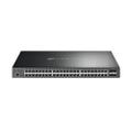 TP-LINK JetStream  48-Port Gigabit and 4-Port 10GE SFP+ L2+ Managed Switch with 48-Port PoE+