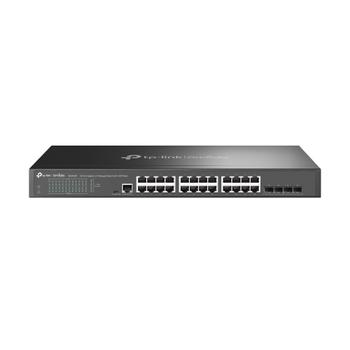 TP-LINK Omada L2+ Managed Switch, 24x1G RJ45, 4x1G SFP, 1U 19'' Rackmount,  Fanless (SG3428)