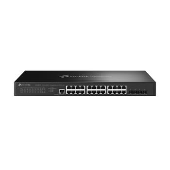 TP-LINK 2.5 Gbps Speeds: 24  2.5 Gbps RJ45 ports offer high-speed and reliable connections to other switches and devices.
10G Lightning-Fast Uplink: 4  10 Gbps SFP+ slots enable high-bandwidth connectivity an (SG3428X-M2)