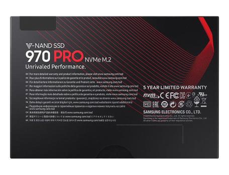 SAMSUNG SSD M.2 (2280) 1TB 970 PRO (PCIe/ NVMe) (MZ-V7P1T0BW)
