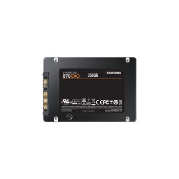 SAMSUNG SSD 870 EVO 250GB SATA III 2.5inch 560MB/s read 530MB/s write (MZ-77E250B/EU)