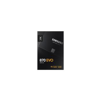 SAMSUNG 870 EVO 2TB SATA III 2.5inch SSD 560MB/s read 530MB/s write (MZ-77E2T0B/EU)