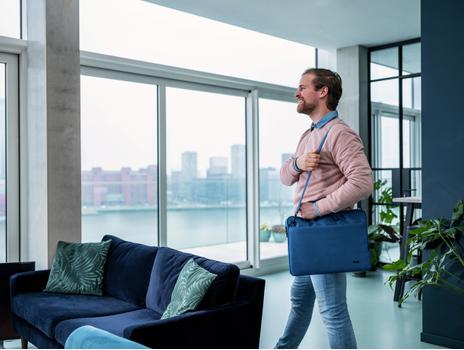 TRUST BOLOGNA LAPTOP BAG 16 BLUE ECO FRIENDLY ACCS (24448)