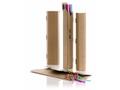 BONG Paprør 4-kantet B2 610x105x105mm m/P&S brun 10stk/pak