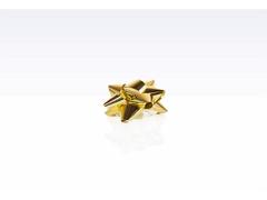 Roliba Metallicsløjfe 15mm guld 12 loops m/tape
