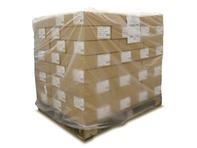 Plastikhætte i 100% genanvendt plast til 1/1-palle 1200/ 900x1200x0, 045mm transparent (1733023*50)