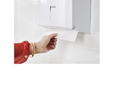 KATRIN Dispenser KATRIN tørkeark metall hvit (988113)