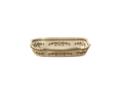 Siluett of Sweden Kagekapsel oval pergament m/guld 50x100x20mm 1000stk/pak