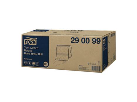 TORK Papirhåndklæder rulle, Tork, H1, Natur 2 lag, 100 % cellulose/ CTMP,  natur 210mm x 150.00m, kasse a 6 ruller FSC Mix Credit (290099)