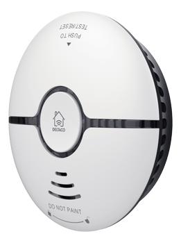 DELTACO Smoke Alarm, Wifi, White (SH-WS03)