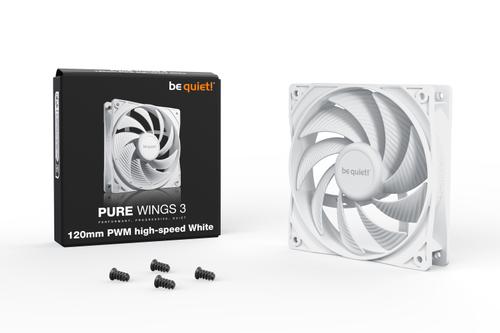 BE QUIET! PURE WINGS 3 White 120mm PWM high-speed Fan (BL111)