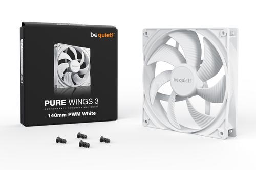 BE QUIET! PURE WINGS 3 White 140mm PWM Fan (BL112)