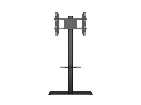 MULTIBRACKETS M Display Stand 180 Single Black w Floorbase/ Shelf (7350105216862)
