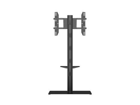 MULTIBRACKETS M Display Stand 180 Single Black w Floorbase/ Shelf (7350105216862)