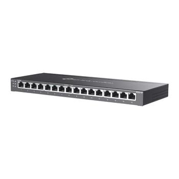 TP-LINK JetStream    16-Port Gigabit Smart Switch with 8-Port PoE+ (SG2016P)