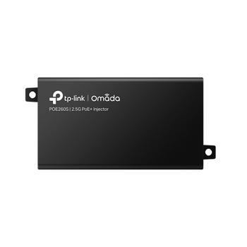 TP-LINK 2.5G PoE+ Injector 2x 2.5 Gbps ports ensure faster transmission Complies with IEEE802.3af/ at standards,   supplies up to 30 W Reduces infrastructure costs by transmitting data and power simultaneously  (POE260S)