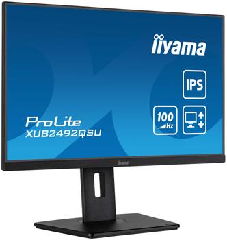 IIYAMA 24" ETE IPS, 2560x1440@100Hz (XUB2492QSU-B1)