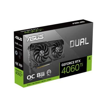 ASUS Dual GeForce RTX 4060 Ti EVO OC Edition 8GB GDDR6 PCIe 4.0 8GB GDDR6 DLSS 3 HDMI 2.1a DisplayPort 1.4a (90YV0J49-M0NA00)