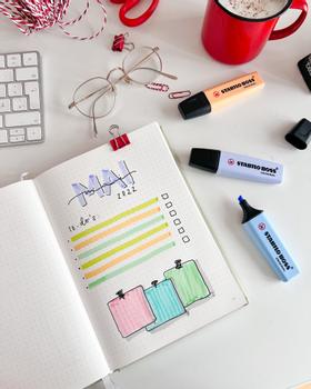 STABILO Tekstmarker STABILO Boss mørk rosa (70/58*10)