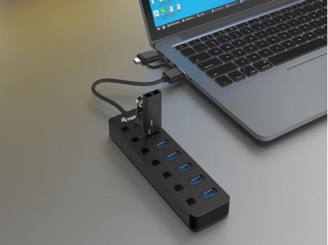 EQUIP 7-Port Usb 3.2 Gen 1 Hub With  (128965)