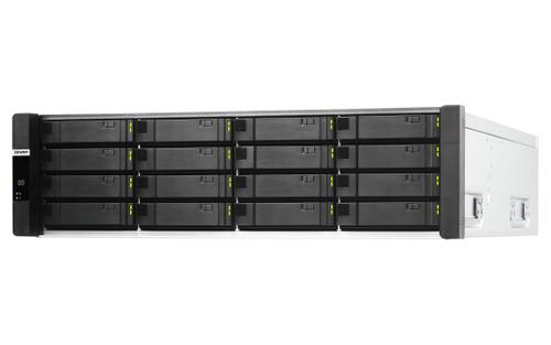 QNAP QNAP-ES1686dc-2142IT-128G 16-Bay Enterprise ZFS NAS SAS 12G/6G Xeon D-2142IT 1.9GHz 128GB RAM with Rail Kit (ES1686DC-2142IT-128G)