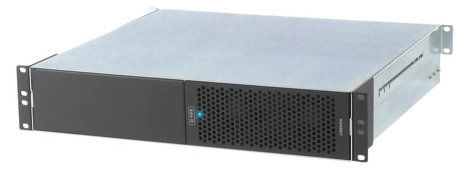 SONNET Echo Express III-D Thunderbolt 3 ,HDX version, til tre hellenge/ helhøyde PCIe kort i 2U rack & brønn 8700 (Echo-3R-TB3)
