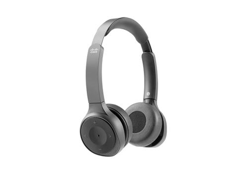 CISCO Headset 730 - Headset - på örat - Bluetooth - trådlös - aktiv brusradering - USB, 3,5 mm kontakt - kolsvart (HS-WL-730-BUNA-C)