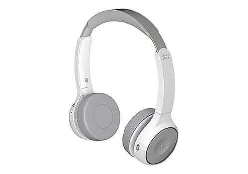 CISCO 730 Wireless Dual On ear Headset+Stand USB A Bundle Platinum (HS-WL-730-BUNAS-P)