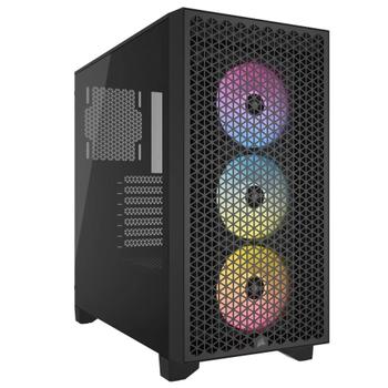 CORSAIR Midi 3000D RGB Airflow (Tempered Glass) Black (CC-9011255-WW)