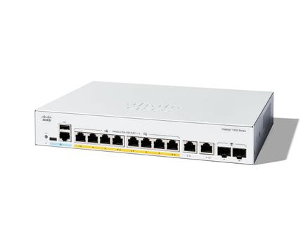 CISCO Catalyst 1300 8p GE PoEExt PS 2x1G Combo (C1300-8P-E-2G)