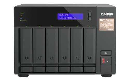 QNAP 6-bay high-performance NVR (QVP-63B)
