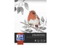 Oxford International Kunsttegneblok Oxford A4 40ark 160g limet