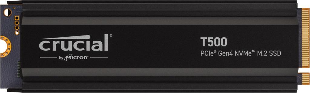 CRUCIAL T500 2TB PCIe Gen4 SSD w heatsink NVMe M.2 (CT2000T500SSD5)