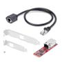 STARTECH 1-Port 2.5GbE 2280m.2 Network Card NBASE-T PCIe Ethernet Intel I225-V Multi-Gigabit SFF/ Desktop PC LAN Card (MR12GI-NETWORK-CARD)