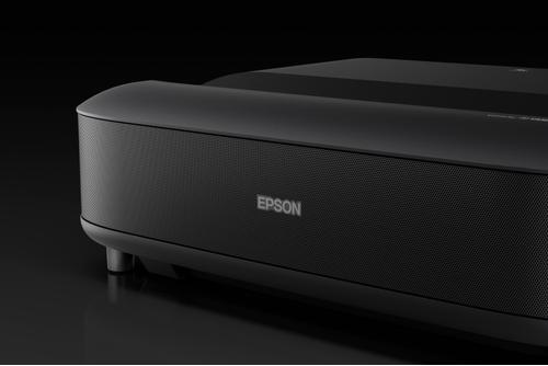 EPSON n EH-LS650B - 3LCD projector - 3600 lumens (white) - 3600 lumens (colour) - 16:9 - 4K - ultra short-throw lens - 802.11a/ b/ g/ n/ ac wireless / Miracast - black - Android TV (V11HB07140)