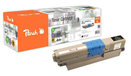 PEACH Toner OKI C332XL 46508712 black remanufactured (PT823)